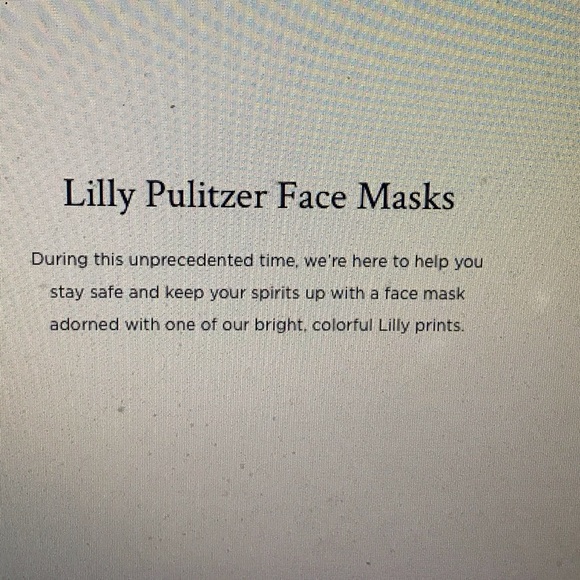 Lilly Pulitzer Face Masks - Picture 5 of 6